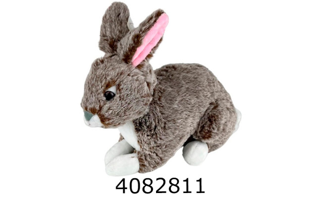 Кролик 30 см м'яка іграшка коричневий 4-95