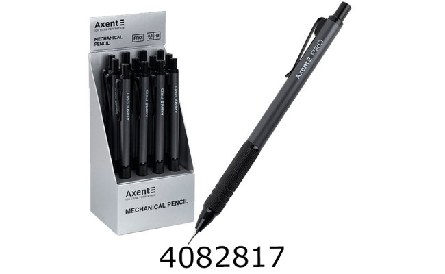 Олівець мех. Axent Pro 0.5 мм чорний (12) AMP9030-01-A