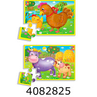 Пазли Vladi Toys А5 Тварини ферми 12 елем. (50) VT1103-44