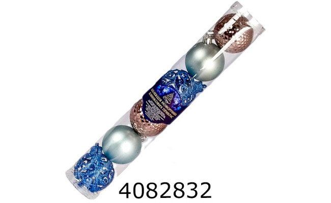 Кулі новорічні 6см 5шт (60) 9755***