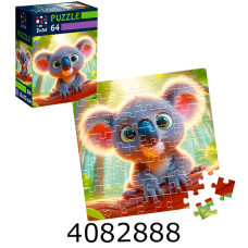 Пазли 64 ел. De.tail. Коала на гілці DT1234-18