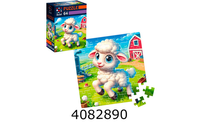Пазли 64 ел. De.tail. Спритна овечка DT1234-22