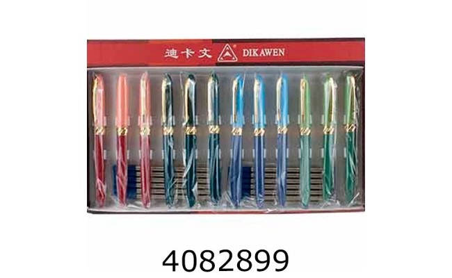 Ручка капілярна подарункова двокольоровий корпус з золотом 8080/10-286