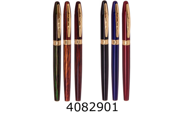 Ручка капілярна подарункова чорна 8029 (12) 10-296