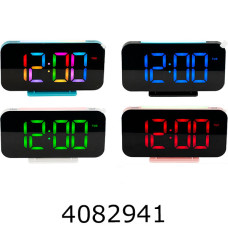 Годинник електронний пластиковий мікс кольор. 3-43 (18371) 9010D