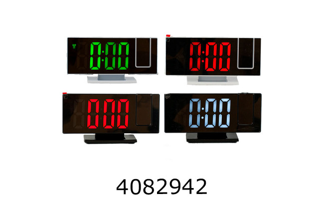 Годинник електронний пластиковий мікс кольор. 3-45 (18371) DS-3618LP