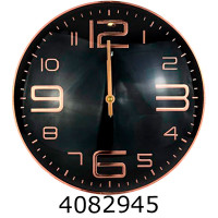 Годинник настінний круглий мідний обідок 3-34 140986