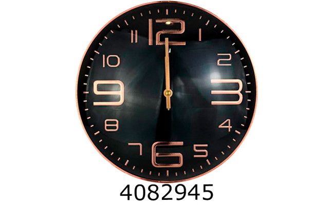 Годинник настінний круглий мідний обідок 3-34 140986