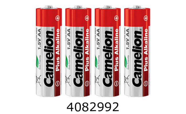 Батарейка Camelion Plus Alkaline R6/4 без блістера ціна за 4 шт. (15/180) AA