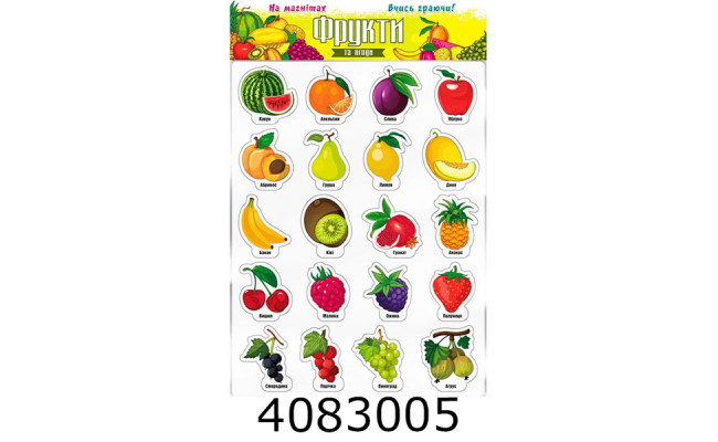Гра наст. магнітна Фрукти Остапенко (6)