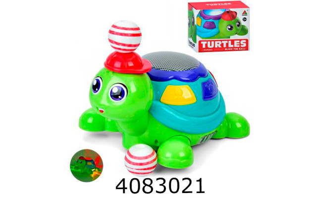 Муз. Черепашка світло в коробці  (72) FW338-3A