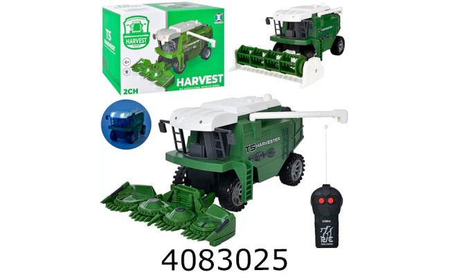 Комбайн радіо акум. в коробці гумові колеса 2 види світ. 22*15*12см (24) CR1925-1