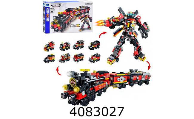 Конструктор робот-потяг 766дет. в коробці (18) BB010