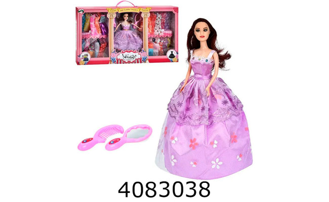 Лялька в коробці з одягом + аксесуари 62*33*6см (12) YT6008