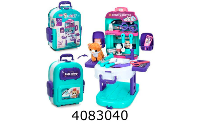 Лікарський набір в валізі  23*31*13см (12/24) T2157-9