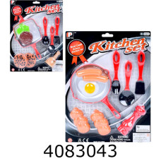 Посуд іграшковий Кухонний набір 2 види на листі 25*34*3см (120) P3014