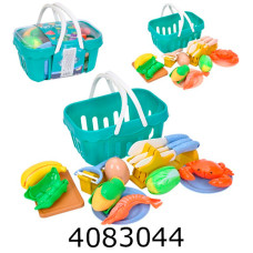 Продукти що діляться навпіл + ніж досточка тарілки 2 кольори в пакеті 21*13*10см (54) 218-18XA-B