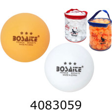 Тенісні м'ячики 40мм ціна за 100шт в сумці 2 кольори (24) MS 2201-1