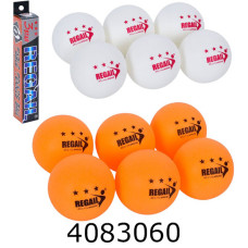 Тенісні м'ячики 40мм в кор. 6 шт (120) (5673) MS 3201/5673