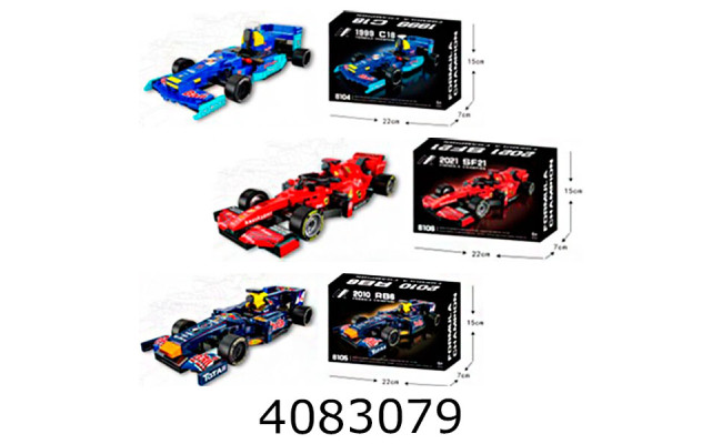 Конструктор Formula Champion 3 види в коробці (96) 8104/8105/8106