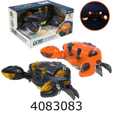 Муз. Краб в коробці на батар. 2 кольори 23*16*13см (30/60) PA-1A