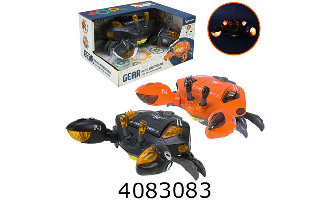 Муз. Краб в коробці на батар. 2 кольори 23*16*13см (30/60) PA-1A