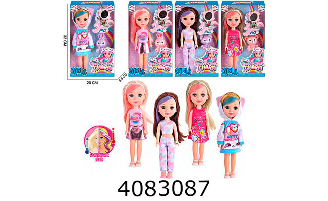 Лялька в коробці 4 види 20*7*33см (30/60) 6063A-2