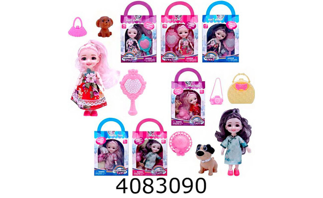Лялька Lovely Toys в коробці + аксесуари 6 видів 26*15*5см (120/240) HF1058/HF1059