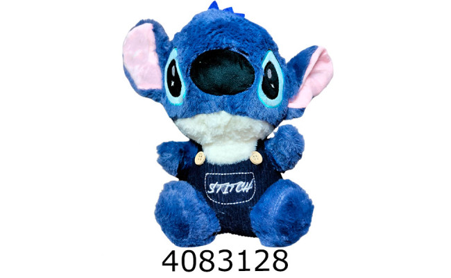 Стіч 20 см м'яка іграшка в жилеті тімносиній 12096-21