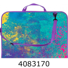 Портфель А3 пластик.  на блискавці MX30003-09