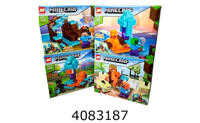 Конструктор Minecraft 95 дет. 4 види (8) 64004