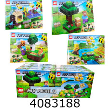 Конструктор Minecraft 75-90 дет. мікс 4 в коробці (8) 64003