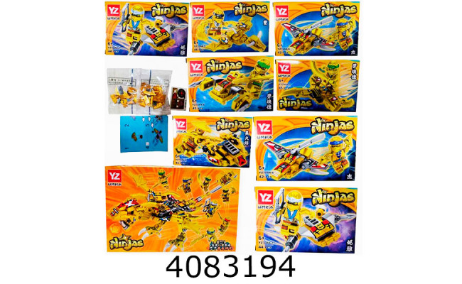 Конструктор Ninja в коробці 8 видів (16) YZ7084