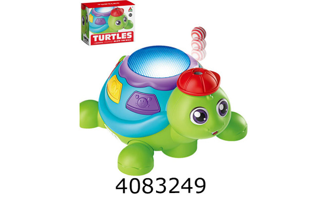 Муз. Черепашка світло в кульку  (72) FW338-3A