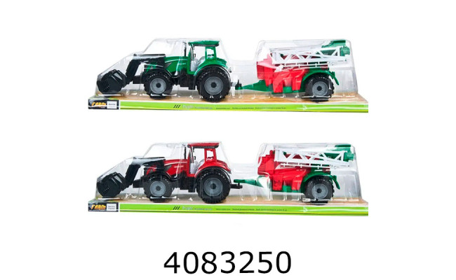 Трактор інерц. в коробці 2 кольори 54*11*14см (36) 0488-405