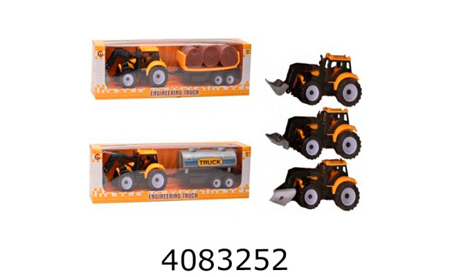 Трактор інерц. в коробці 2 види 36*8*9см (96) 9980-4A/6A
