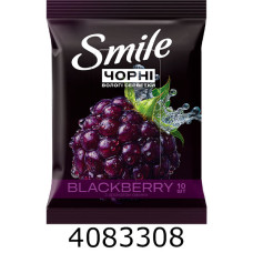 Серветка волога 10шт Smile з ароматом ожини (32)