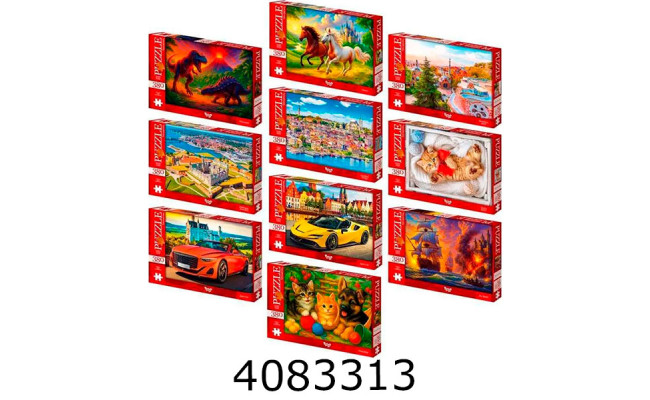 Пазли 380 ел. Puzzle асорті видів Danko toys (10) C380-07-0102