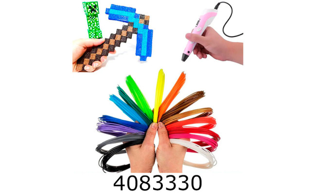 Пластик для ручки 3D PLA 10м 20 кольорів ціна за 20шт (40) 778-1