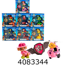 Герої Paw Patrol 2шт з машинкою в коробці PB337
