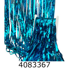 Шторка фольгована для фотозони глянець блакитна 2350 Шторка фольгована для фотозони глянець блакитна 2350