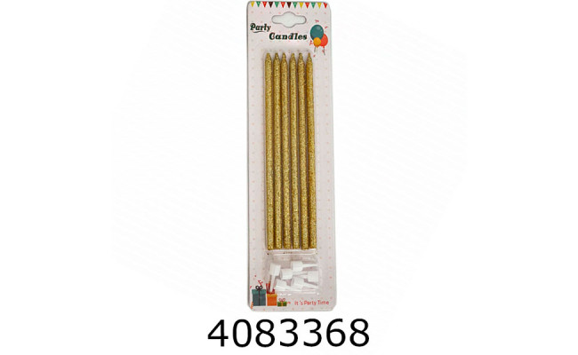 Набір свічки в торт 6 шт