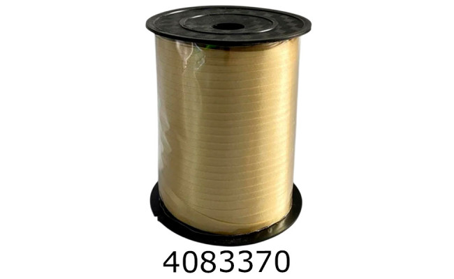 Стрічка для пов.кульок бобіна 400м. золото 800