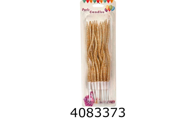 Набір свічки в торт 12 шт 