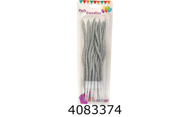 Набір свічки в торт 12 шт 