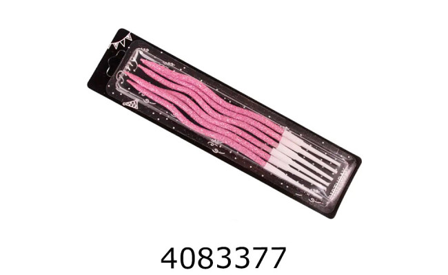 Набір свічки в торт 6 шт