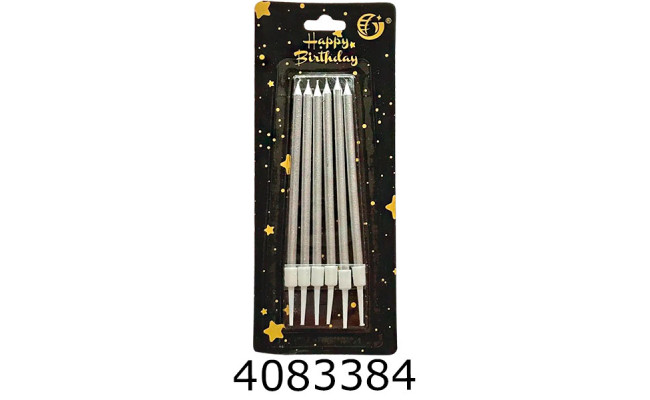 Набір свічки в торт 6 шт
