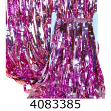 Шторка фольгована для фотозони глянець рожево-фіолет 2350