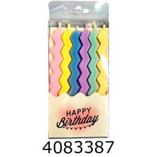 Набір свічки в торт 6 шт 