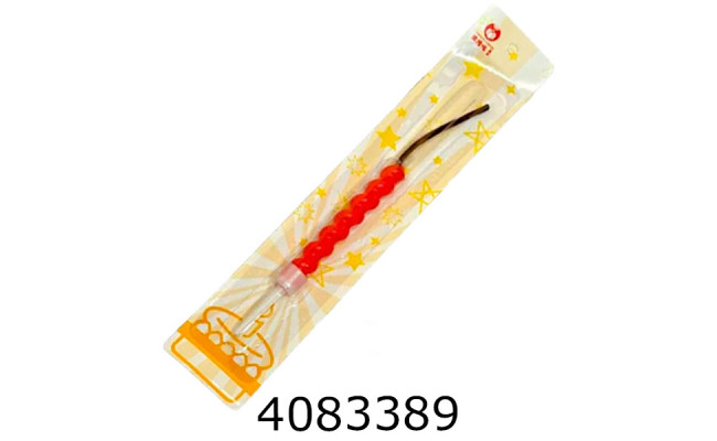 Свічка-факел довга червона (12) 25-208